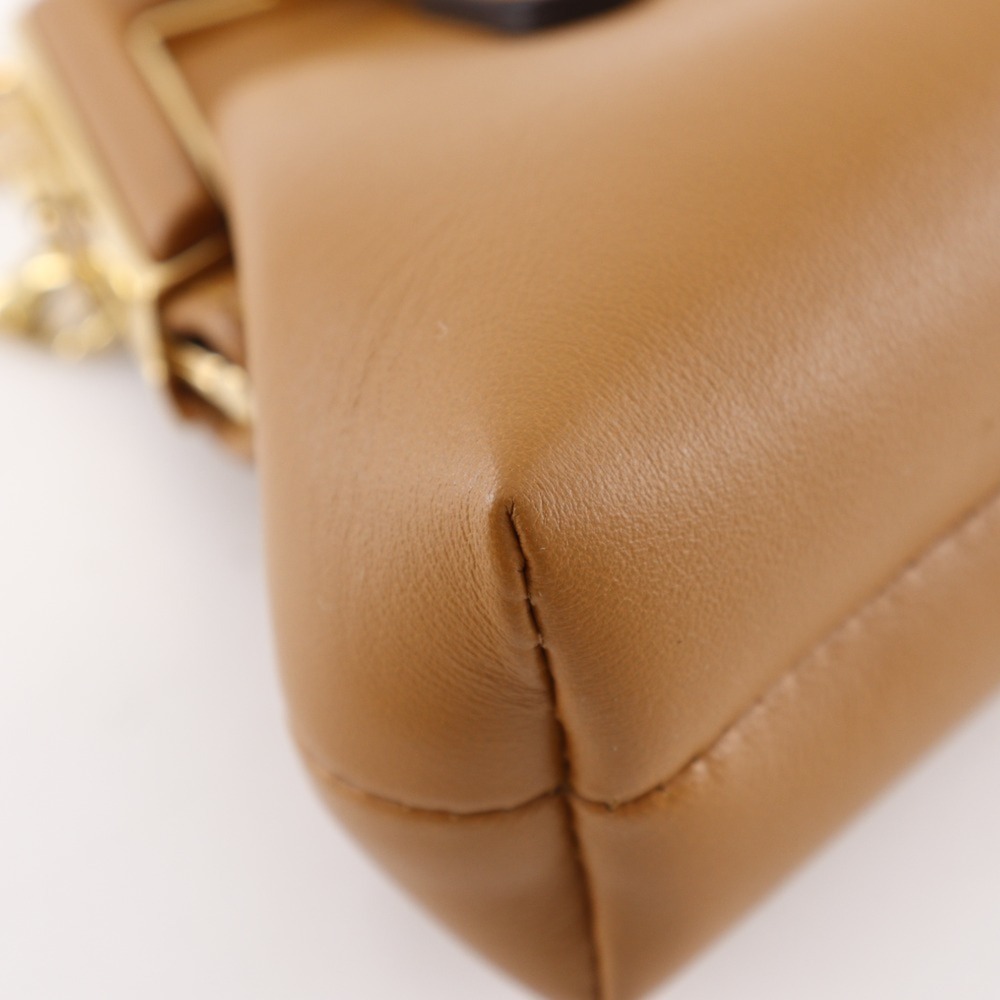 FENDI Brown Leather Shoulder Bag - Picture 4 of 16